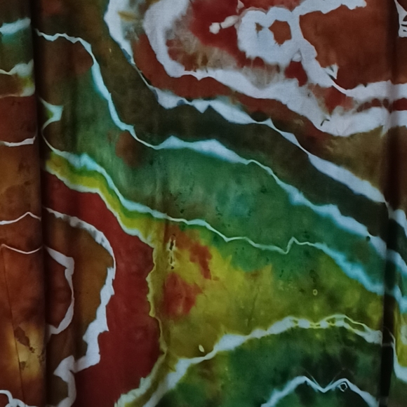 BEAN SPROUT Ladies Sleeveless Tunic Large Tie Dye Geode Style Stretchy T… - Picture 2 of 3